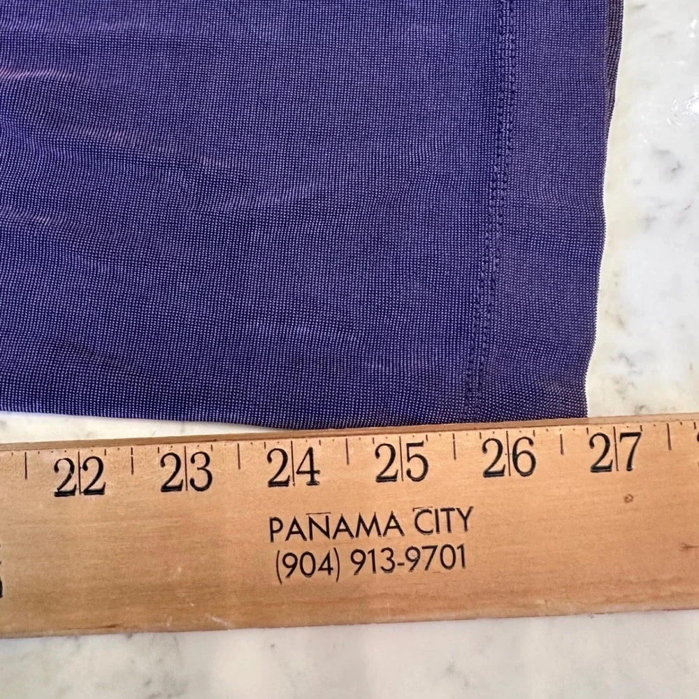 Chicos Travelers Purple 2 Piece Set Tunic Pants Women M Petite Travel Resortwear - Picture 9 of 13